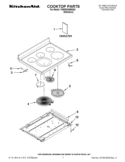Part Location Diagram of WPW10298145 Whirlpool Surface Element