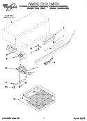 SECTION Diagram and Parts List for RH4936XDS0  Whirlpool Range Hood