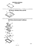 GRIDDLE , GRIDDLE/GRILL COVER Diagram and Parts List for N9357L0  Roper Range