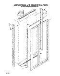 Part Location Diagram of 2000322 Whirlpool TRIM-CABNT
