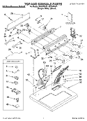 SECTION Diagram and Parts List for KEYS700JQ1  KitchenAid Dryer