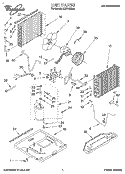 UNIT, LITERATURE Diagram and Parts List for ACQ102RA0  Whirlpool Air Conditioner
