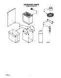 ACCESSORY PARTS Diagram and Parts List for TC8750XYP0  Whirlpool Trash Compactor