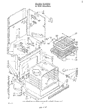 OVEN Diagram and Parts List for RS670PXK2  Whirlpool Range