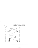 MISCELLANEOUS Diagram and Parts List for AL6245VL0  Whirlpool Washer