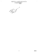 MISCELLANEOUS, LIT/OPTIONAL Diagram and Parts List for TUD4000EB1  Whirlpool Dishwasher