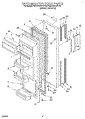 Part Location Diagram of 2160928 Whirlpool PANEL-INT
