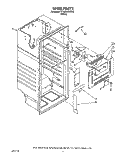 LINER Diagram and Parts List for TT18EKRWW02  Estate Refrigerator