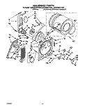 SECTION Diagram and Parts List for LE5550XTW0  Whirlpool Dryer