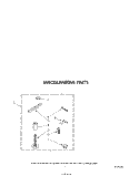 MISCELLANEOUS Diagram and Parts List for LA5578XSW1  Whirlpool Washer