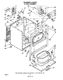 SECTION Diagram and Parts List for LE9800XMW1  Whirlpool Dryer