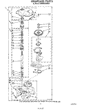 GEARCASE Diagram and Parts List for KAWE560WAL0  Whirlpool Washer
