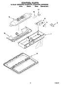 CONTROL PARTS Diagram and Parts List for GC3PHEXNS01  Whirlpool Refrigerator