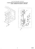 LATCH BOARD Diagram and Parts List for KCMS185JBL0  KitchenAid Microwave