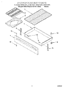 DRAWER AND BROILER Diagram and Parts List for GR399LXGT1  Whirlpool Range