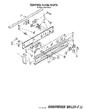 CONTROL PANEL Diagram and Parts List for RS675PXK0  Whirlpool Range