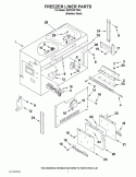 Part Location Diagram of W10290822 Whirlpool DIVIDER