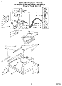 MACHINE BASE Diagram and Parts List for 3XLA87W92AQ0  Whirlpool Washer