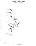 WIRING HARNESS Diagram and Parts List for DP3801XLW0  Whirlpool Dishwasher