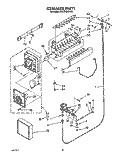 Part Location Diagram of LIT2149926 Whirlpool Service & Wiring Sheet