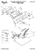 Part Location Diagram of WP3976574 Whirlpool Dryer Timer