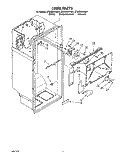 LINER Diagram and Parts List for ET20ZKXYG01  Whirlpool Refrigerator