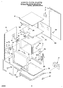 UPPER OVEN Diagram and Parts List for RB770PXYQ5  Whirlpool Wall Oven