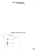 MISCELLANEOUS Diagram and Parts List for LSN7233DW0  Whirlpool Washer