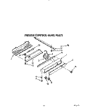 FREEZER CONTROL PANEL Diagram and Parts List for KSSS48DWW00  KitchenAid Refrigerator