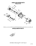 PUMP AND MOTOR, MISCELLANEOUS Diagram and Parts List for LUD2100X3  Whirlpool Dishwasher
