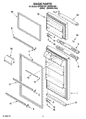 Part Location Diagram of 2265736 Whirlpool TRIM-DOOR