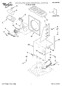 SECTION Diagram and Parts List for AD25J3  Whirlpool Dehumidifier