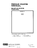 CONTROL PANEL Diagram and Parts List for 2075B0A  Roper Range