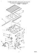 COMPARTMENT SEPARATOR Diagram and Parts List for ET20TKXBW00  Whirlpool Refrigerator