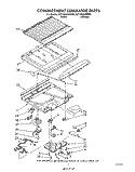COMPARTMENT SEPARATOR Diagram and Parts List for 6ET18GKXWW00  Whirlpool Refrigerator