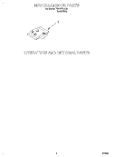 MISCELLANEOUS, LIT/OPTIONAL Diagram and Parts List for TUD5700EQ2  Estate Dishwasher