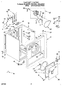SECTION Diagram and Parts List for REL4632BQ1  Roper Dryer