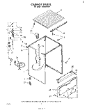 Part Location Diagram of 300273 Whirlpool Flow Divider, Upper