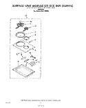 RCK889(261976) Diagram and Parts List for RGE8800H  Whirlpool Range
