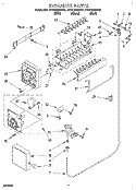 ICEMAKER Diagram and Parts List for ET22DMXBB01  Whirlpool Refrigerator