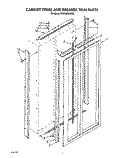 CABINET TRIMS AND BREAKER TRIM Diagram and Parts List for KSSS42MWX00  KitchenAid Refrigerator