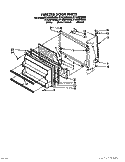 FREEZER DOOR Diagram and Parts List for ET16ZMXWW00  Whirlpool Refrigerator