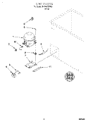 SECTION Diagram and Parts List for RH1599REW04  Roper Freezer