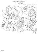 SECTION Diagram and Parts List for LEN1000HQ0  Whirlpool Dryer