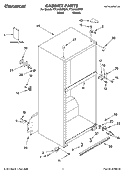 Part Location Diagram of 2302175 Whirlpool Energy Label