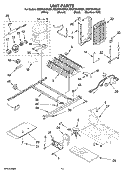 UNIT PARTS Diagram and Parts List for ED2FHAXSQ04  Whirlpool Refrigerator