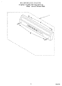 BACKGUARD Diagram and Parts List for FEP210EN3  Roper Range