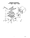 INTERNAL OVEN Diagram and Parts List for KEBS207YAL1  KitchenAid Wall Oven