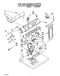 Part Location Diagram of 3397237 Whirlpool PANEL-CNTL