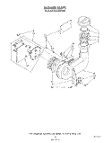 BLOWER Diagram and Parts List for KUDA220TWH0  KitchenAid Dishwasher